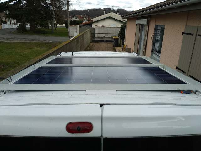 Pose des panneaux solaire